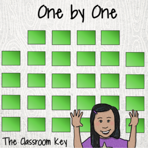 One by one seating classroom arrangement