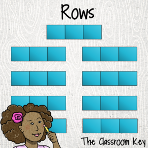 Row classroom seating arrangement