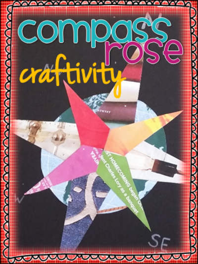 free compass rose craftivity