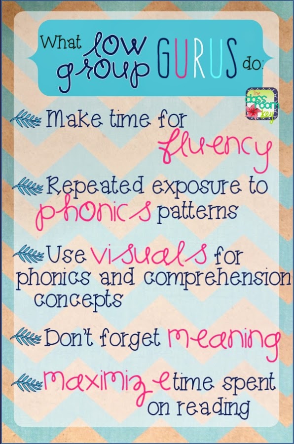 what low group gurus do - ideas for making reading groups as effective as possible, for 1st, 2nd, and 3rd grade teachers
