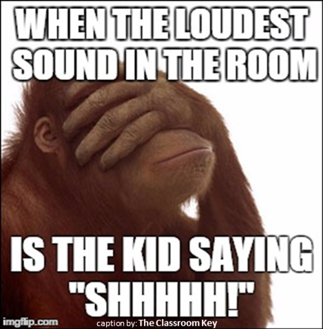 facepalm orangutan the loudest sound in the room...***facepalm*** #teacherproblems
