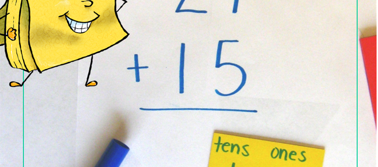 regrouping with sticky notes