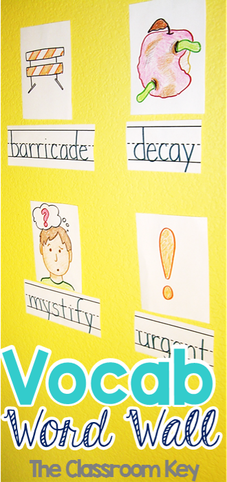 Using Word Walls for Explicit Vocabulary Instruction - 30 Days, 10