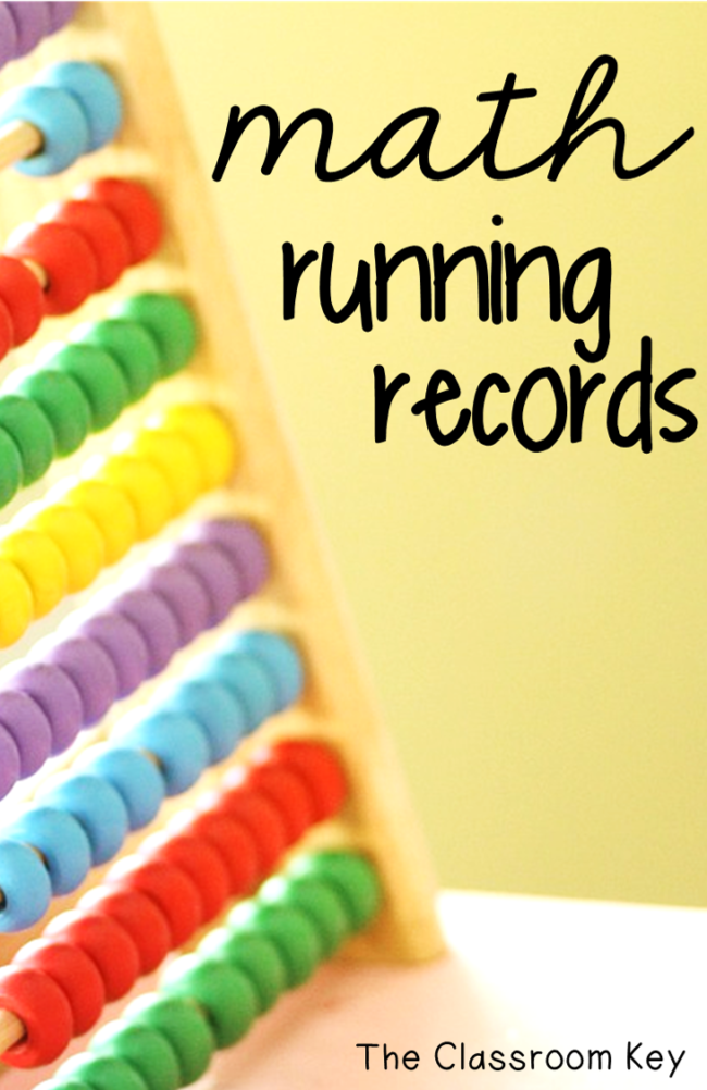 math-running-record-2 Math Running Records - An assessment to help elementary teachers find out what strategies students are really using to solve math facts