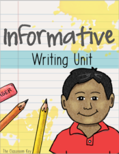 Informative Writing Unit for 2nd and 3rd grade, easily teach nonfiction writing with lesson plans, activities, posters, graphic organizers and more in this 5+ week unit. #informativewriting #teachingwriting #2ndgrade #3rdgrade