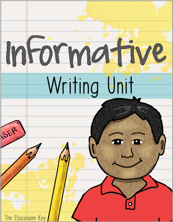 Informative Writing Unit for 2nd and 3rd grade, easily teach nonfiction writing with lesson plans, activities, posters, graphic organizers and more in this 5+ week unit. #informativewriting #teachingwriting #2ndgrade #3rdgrade