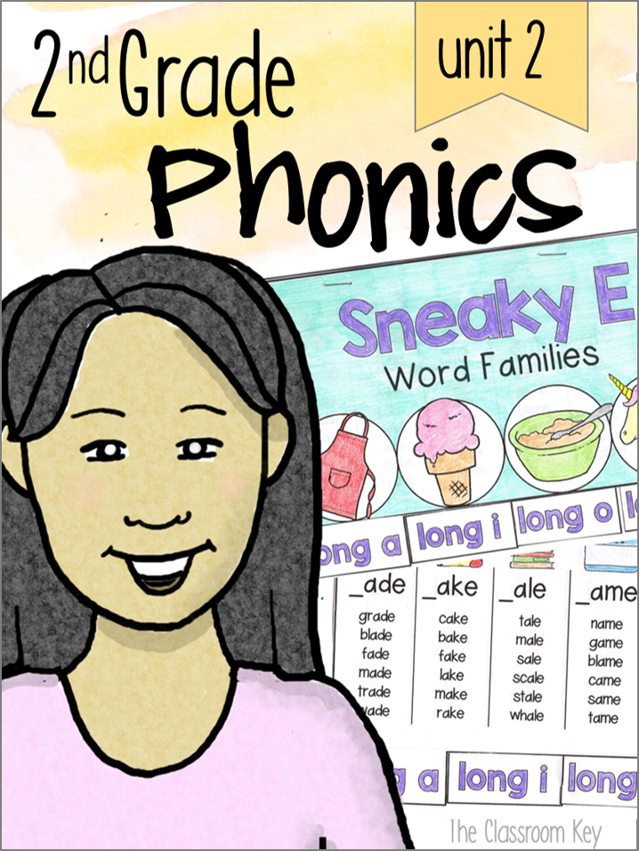 2nd Grade Phonics Unit 2 - Successfully teach phonics skills for reading growth with lesson plans, posters, fun activities, and assessments. This unit focuses on CVCe patterns and r-controlled vowels