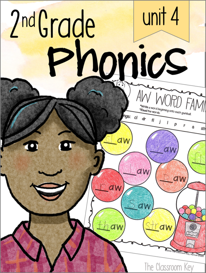 2nd Grade Phonics Unit 4 - Successfully teach phonics skills for reading growth with lesson plans, posters, fun activities, and assessments. This unit focuses on diphthongs, tch, and dge