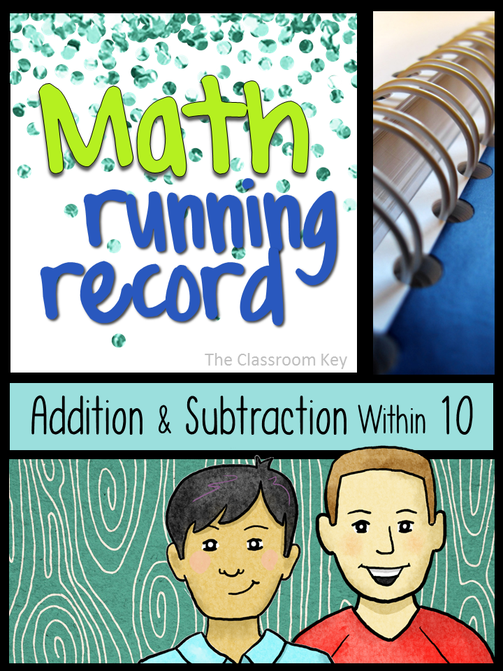 Math Running Record, Addition and Subtraction Within 10