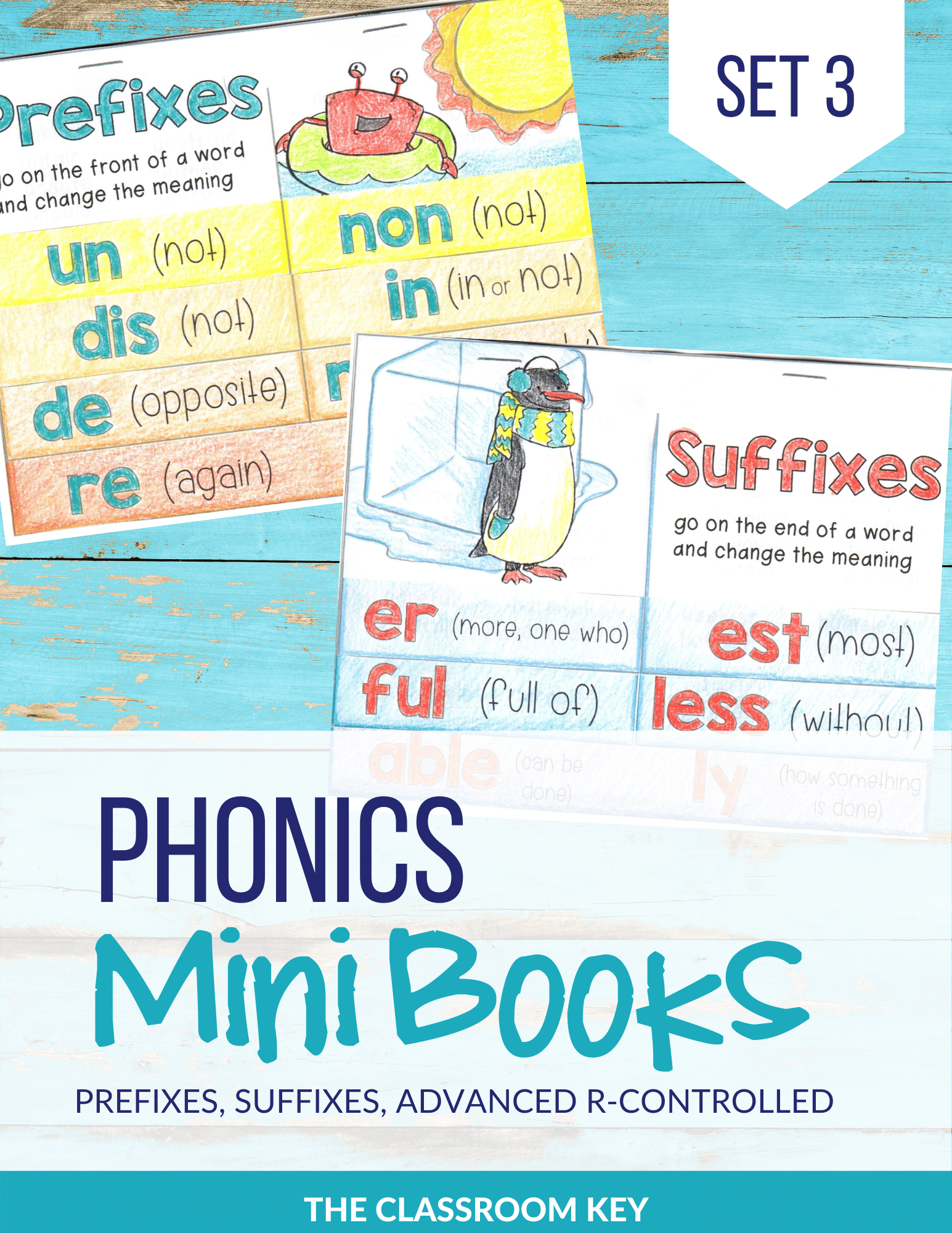 Phonics Mini Books Set 3 - The Classroom Key