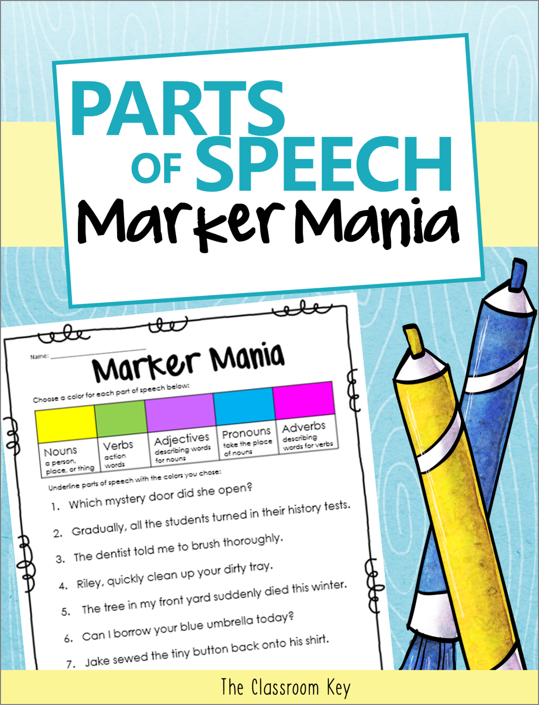 Teach parts of speech so that they stick! Use these color coding activities with 2nd or 3rd graders in a whole group lesson or for a literacy center.