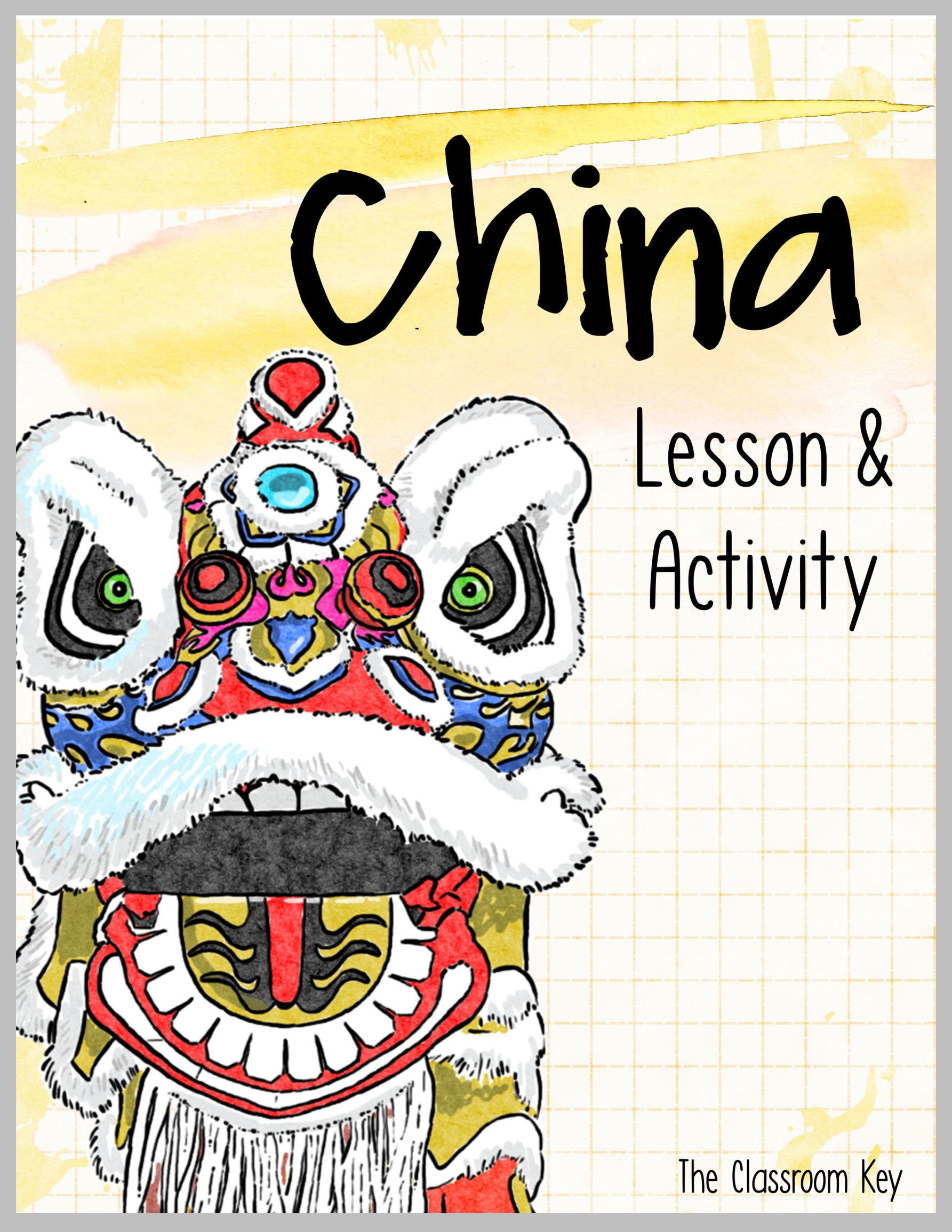 China Lesson and Activity - teach about the country of China with an engaging powerpoint lesson and tab book project, perfect for 1st, 2nd, and 3rd grade social studies