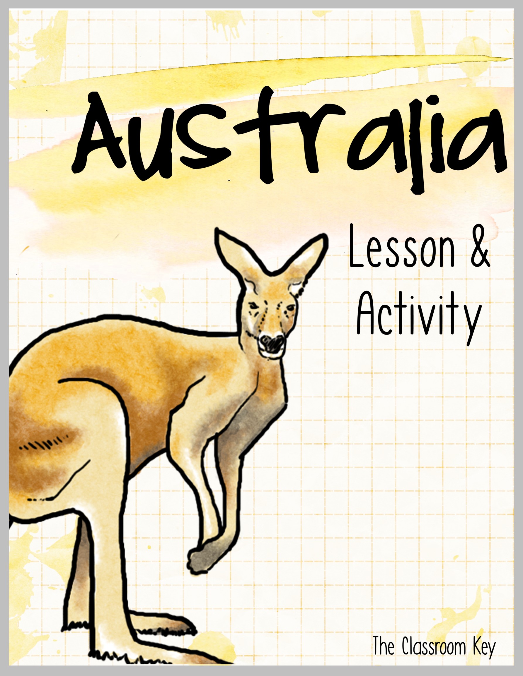 Australia Lesson and Activity - engage students with a powerpoint lesson and shutter book project, perfect for 1st, 2nd, or 3rd grade social studies or an around the world or multicultural night