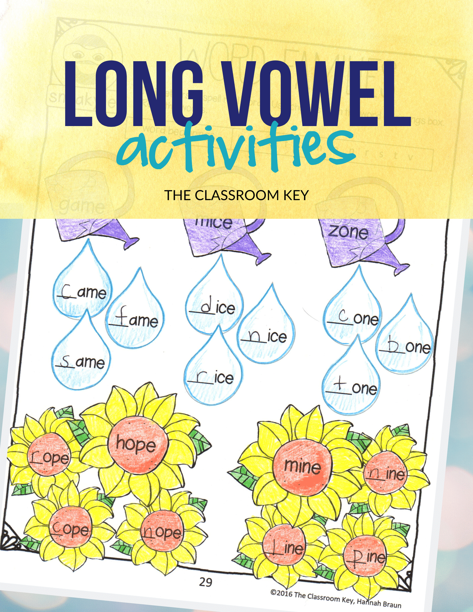 Teach long vowel (or vowel team) patterns with these no prep activities, manipulatives, posters, word sorts, and assessments. Perfect for 1st or second grade. Addresses Common Core standards RF1.3.C and RF2.3.B