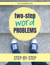 Teach 2nd graders how to accurately solve two step word problems by breaking the problem apart, using pictures, creating equations, and using symbols for unknowns. Meets Common Core standard 2.OA.A.1