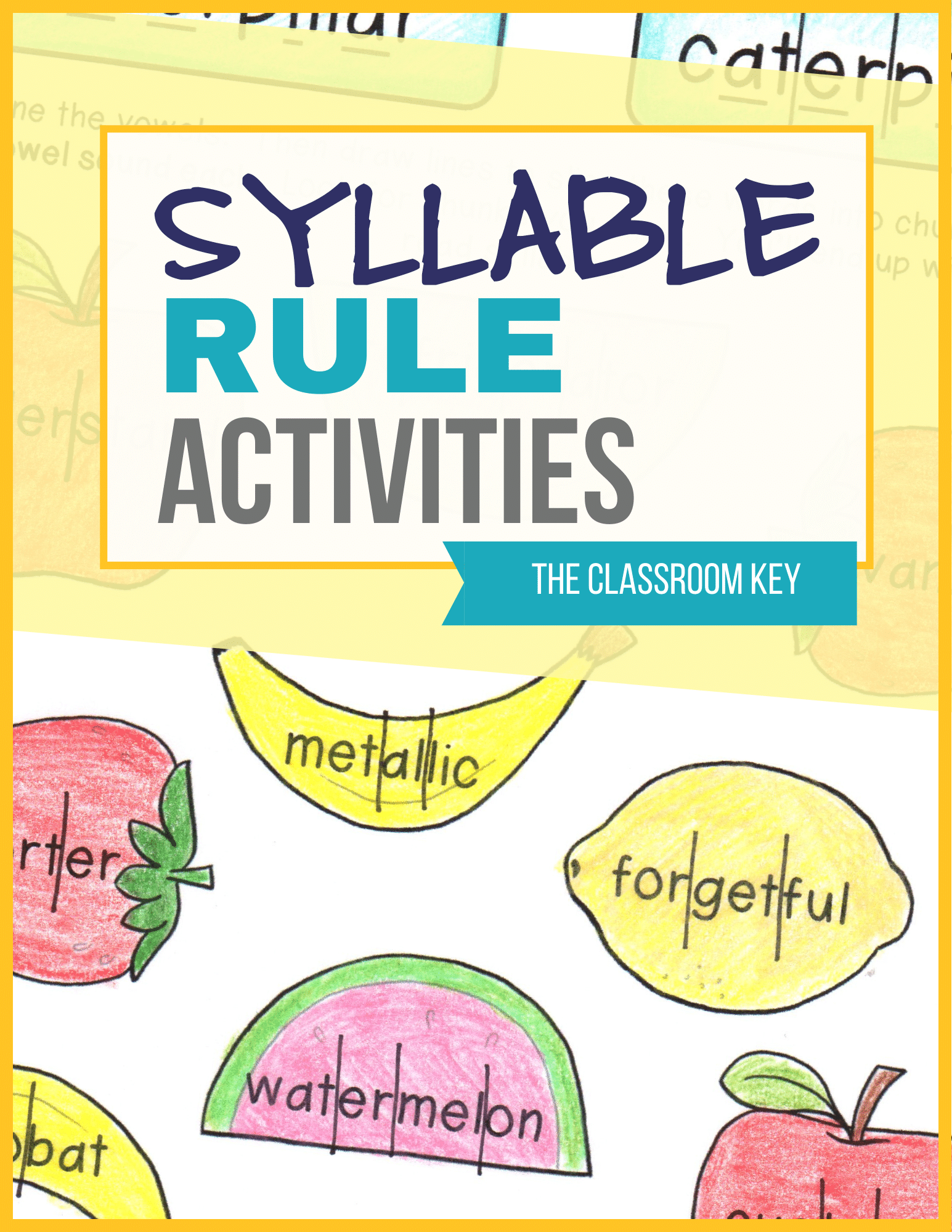 Improve reading skills by teaching kid-friendly rules for breaking long words into syllables. Addresses Common Core standards RF.2.3.C, RF.2.3.D, and RF.3.3.C, activities for 2nd and 3rd grade phonics practice