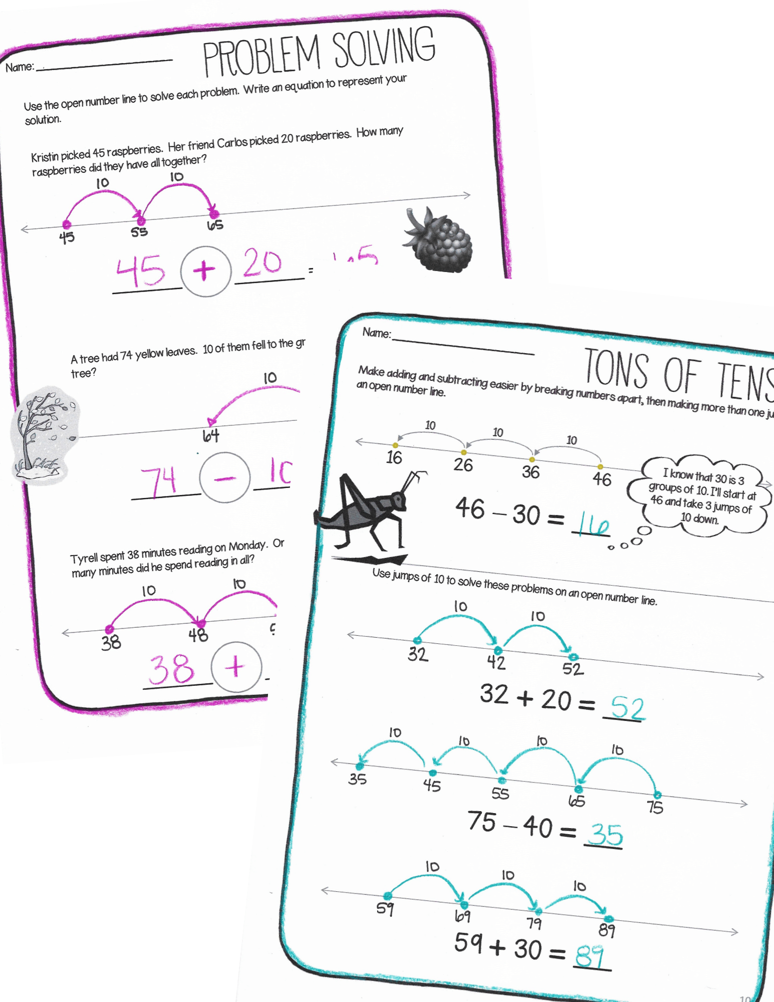 Open Number Lines The Classroom Key