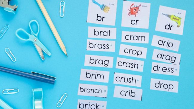 word sort activities featured image