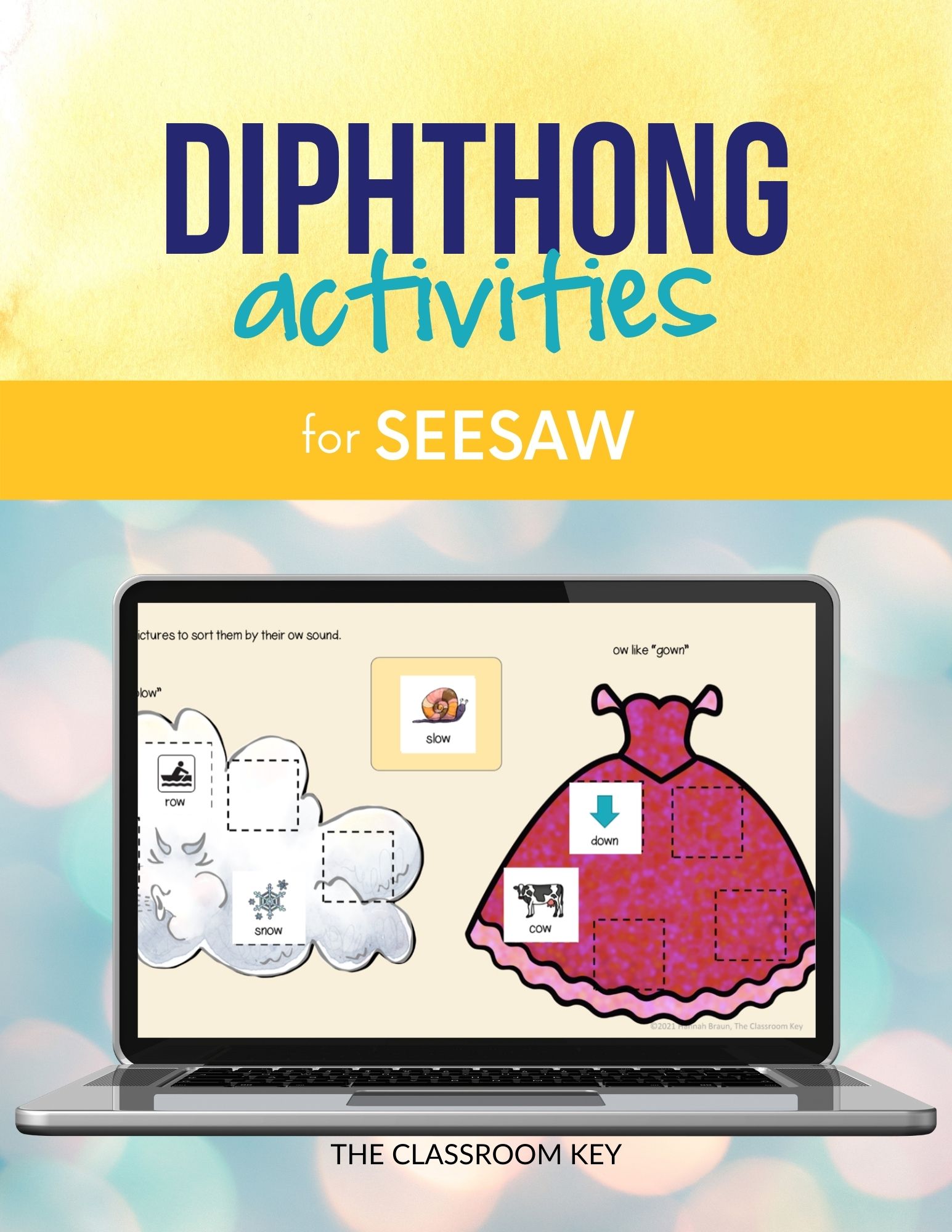 diphthongs activities for seesaw